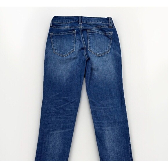 Kancan Jeans Juniors 3/25 Skinny Blue Denim Stretch Measures 25 x 28 - Picture 7 of 9